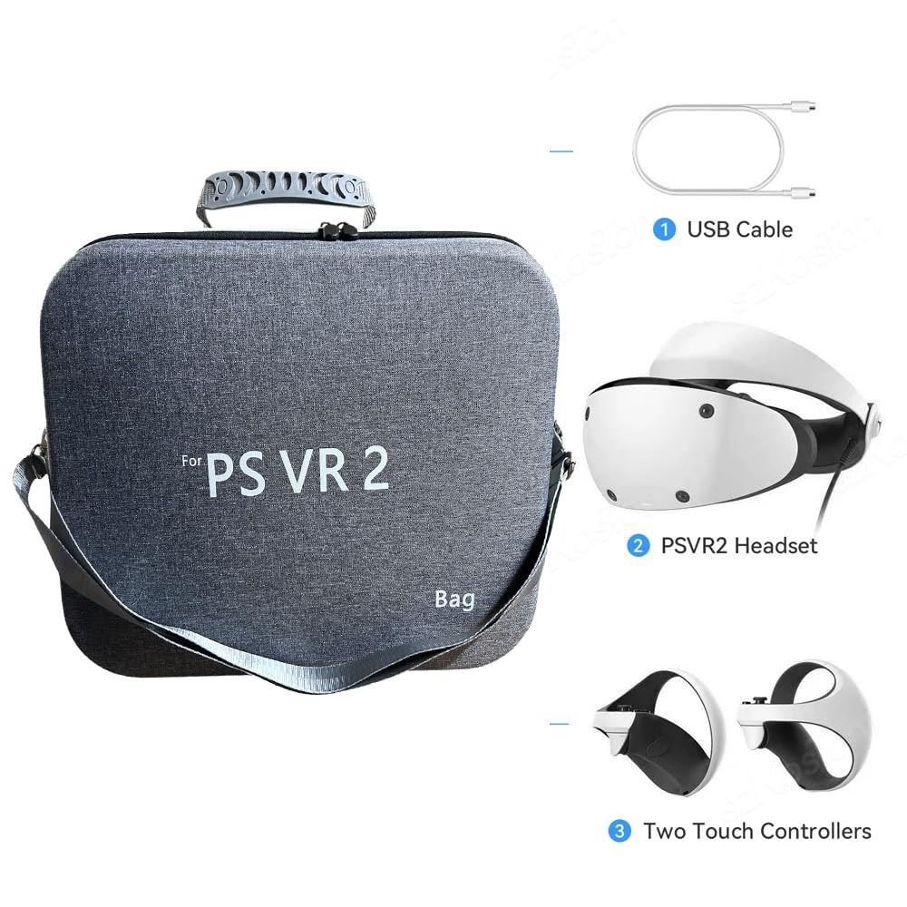 PSS Hard Carrying Case PSVR 2 Compatible with Play/Station VR2