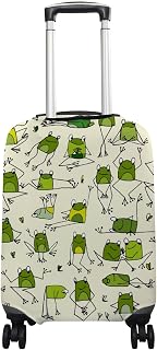 Capa de bagagem, sapo, desenho engraçado, serve para malas de 45,7 a 55,8 cm, elastano, protetor de bagagem de viagem, Multi, XL Cover(Fits 29-32 inch luggage)