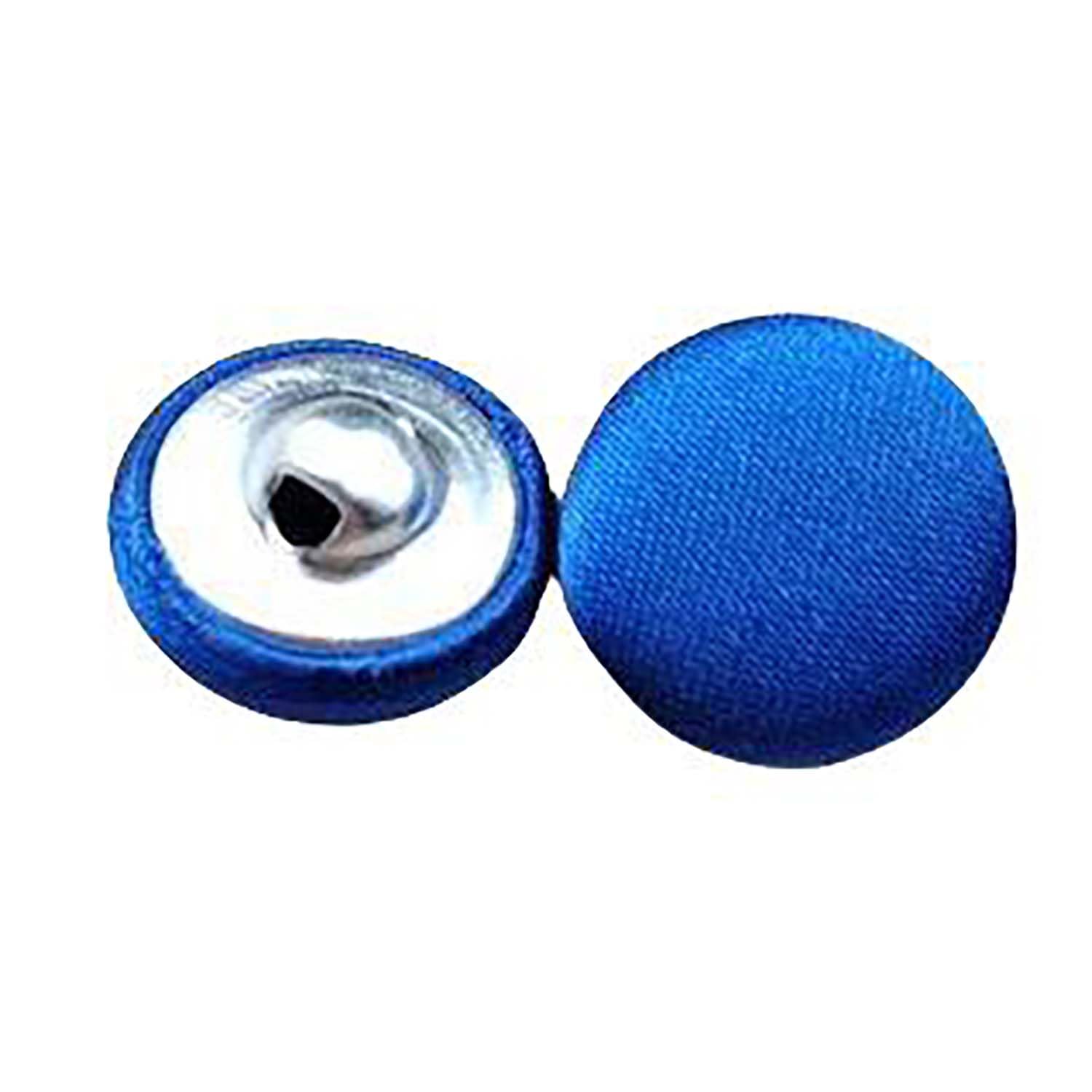 20 Pcs Satin Covered Metal Shank Buttons Cloth Buttons for Wedding Dress Tuxedo Suits