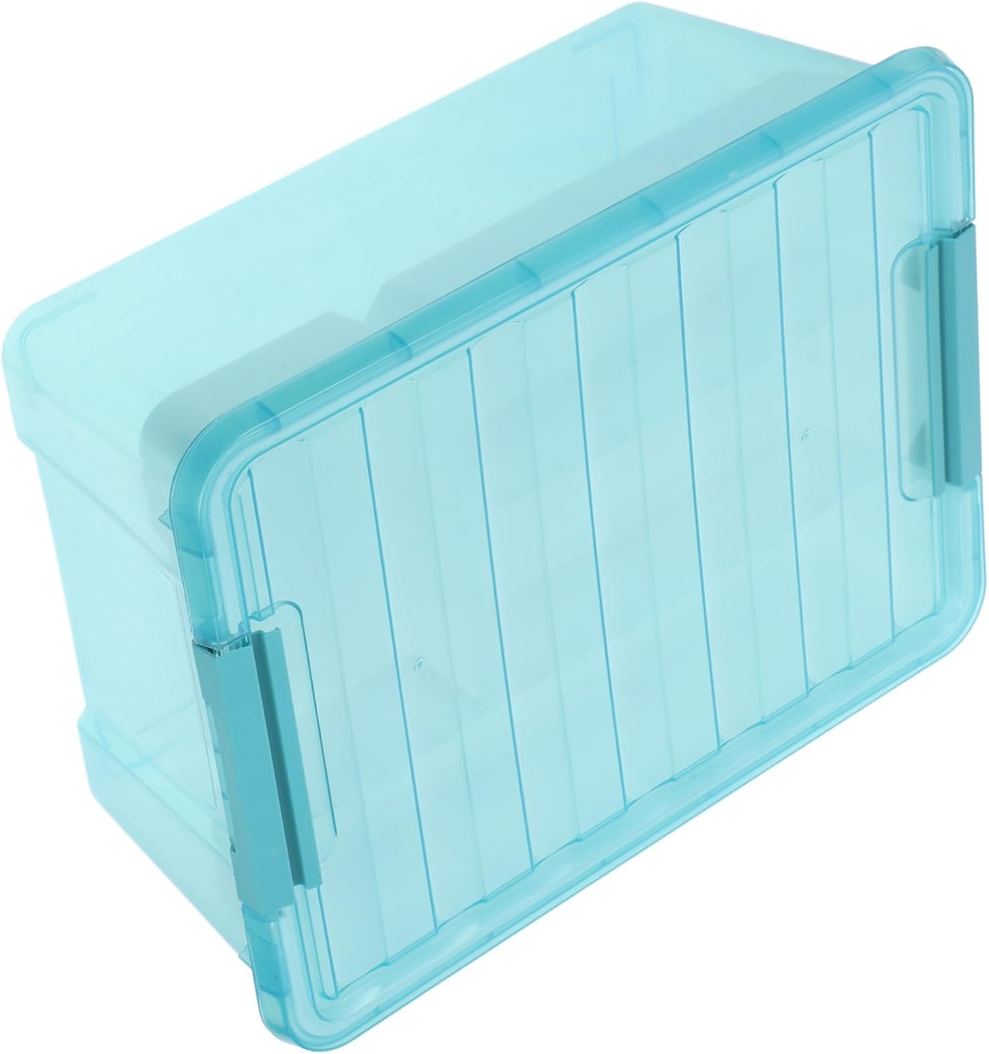 Portable Multi-Functional Storage Box for Toys and Tools Large Transparent Plastic Organizer for Home Car Gym and Travel and Easy to Carry