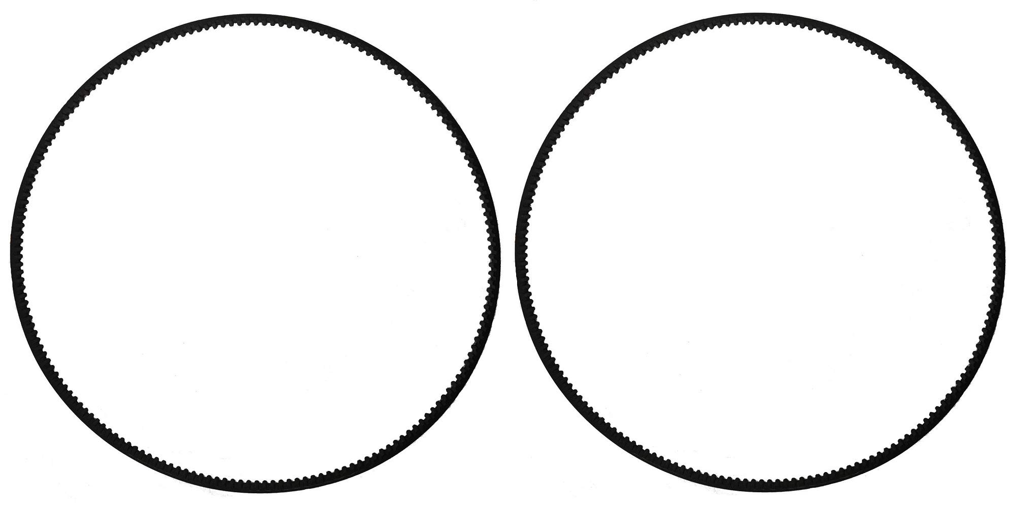 HASMX 5891 Belt Replacement Timing Belt Bread Machine Part Cogged Belt for Sunbeam Bread Maker Machine Model 5891, Programmable Bread Maker 5891 (2-Pack)