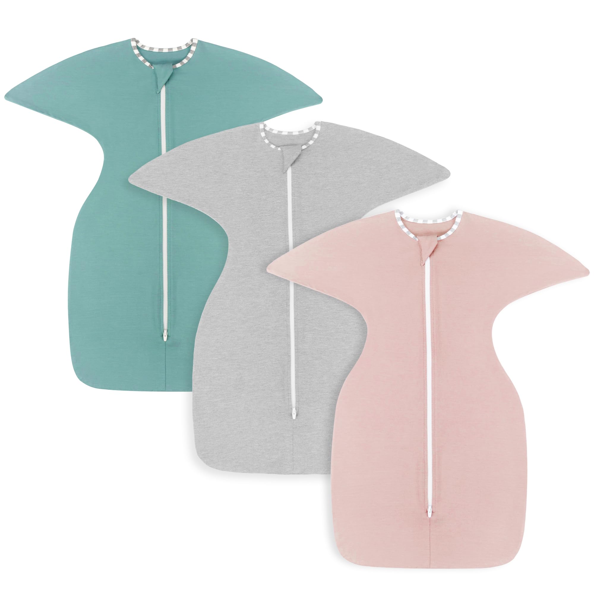 Aomloge PuppyPaws Baby Sleep Sack 3-Pack Set, Transitional Swaddle, Sleep Sack 9-15 Months, Wearable Blanket Baby with 2-Way Zipper Summer, 95% Rayon