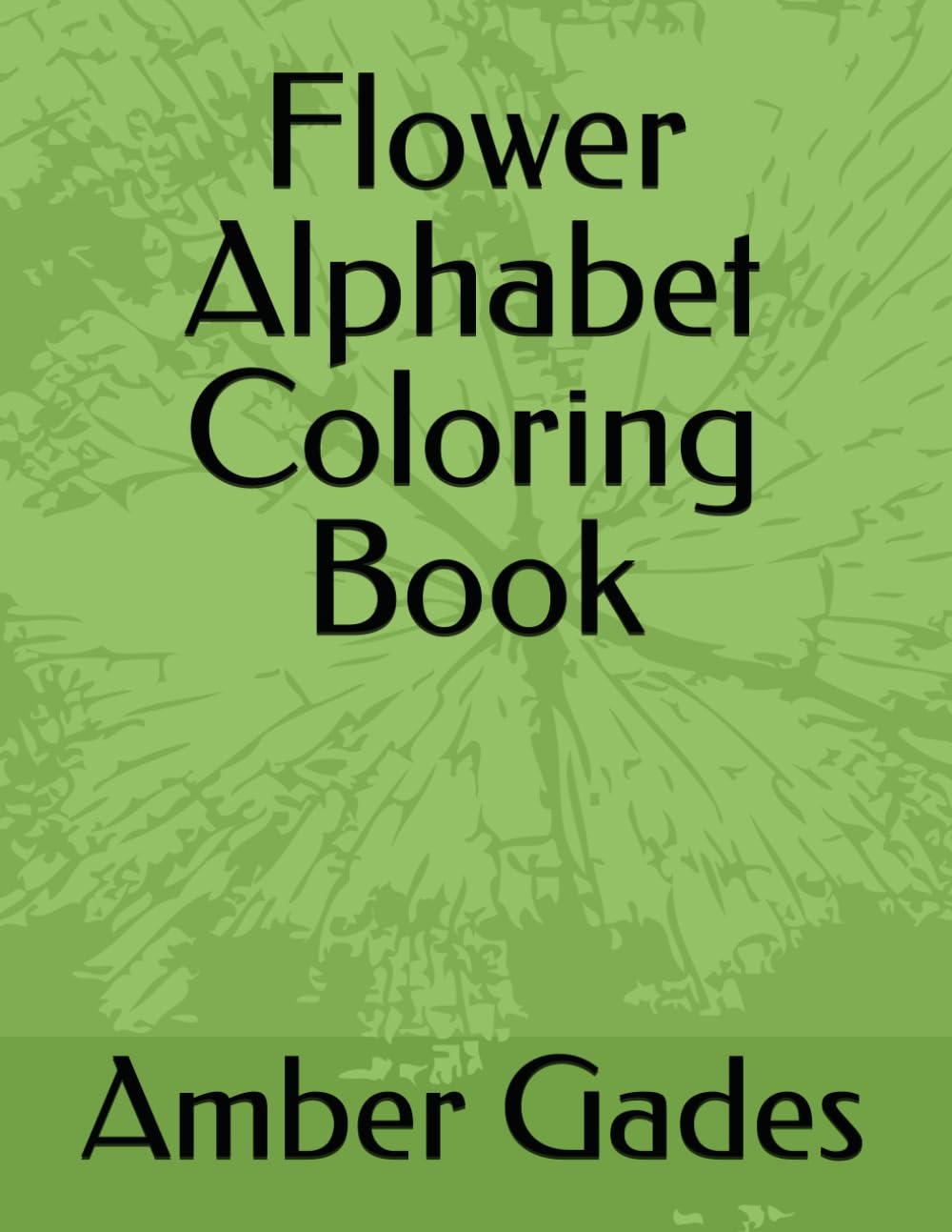 Flower Alphabet Coloring Book