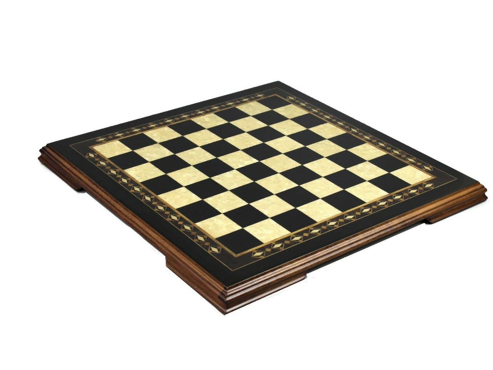 Helena - Set di scacchi in legno di ebano, peso 50 cm, colore: Ebanizzato