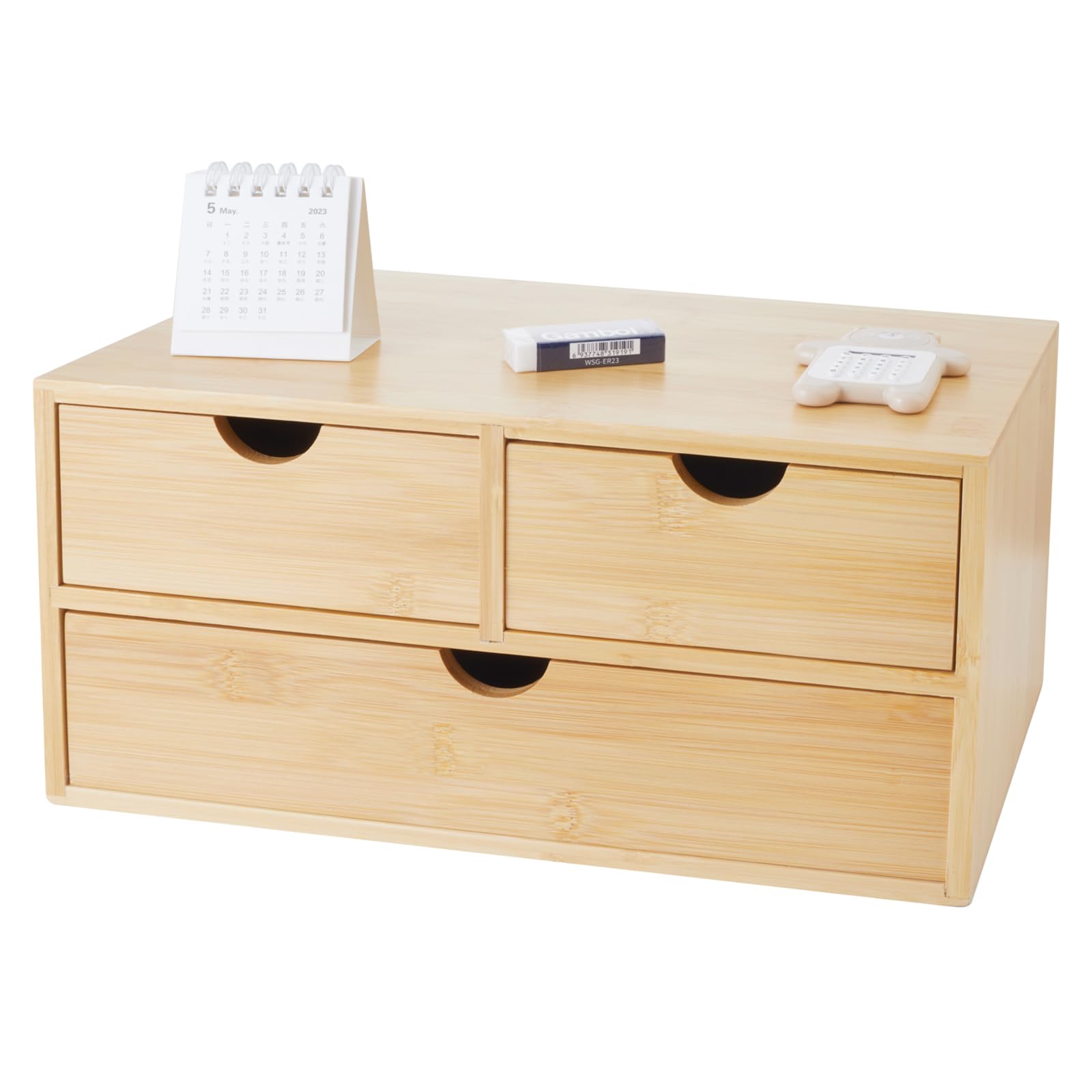 Charmewooden 3-Drawer Bamboo Organizer Buy Charmewooden 3-Drawer Bamboo Organizer