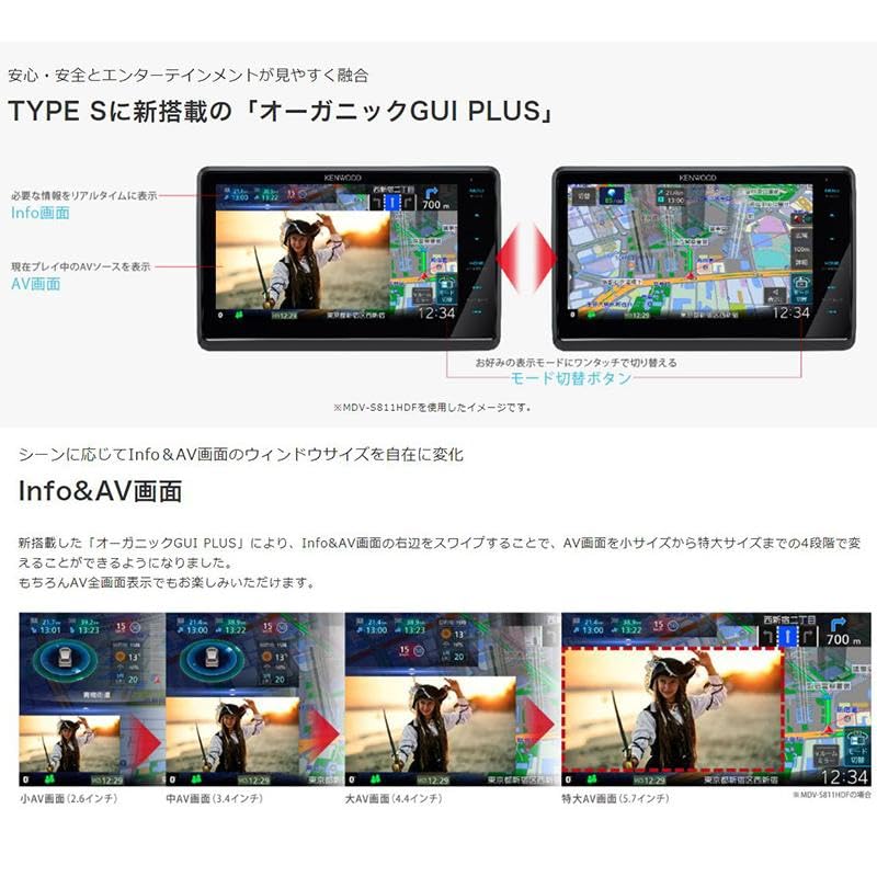 Amazon.co.jp: 7V型/180mmモデル カーナビ 「カーナビ MDV-S711HD」+