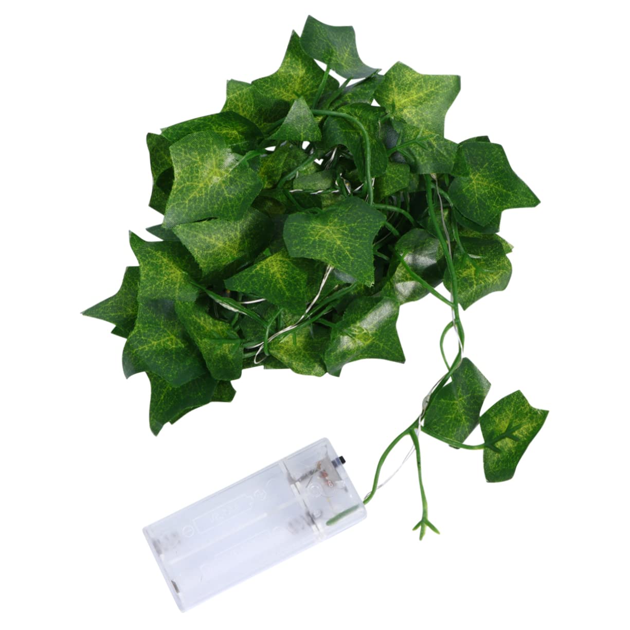 OKUMEYR 20pcs Warm Led Lights Leaf Design Battery Decorative String for Home Parties and Events Faux Greenery Illumination for Natural Ambiance