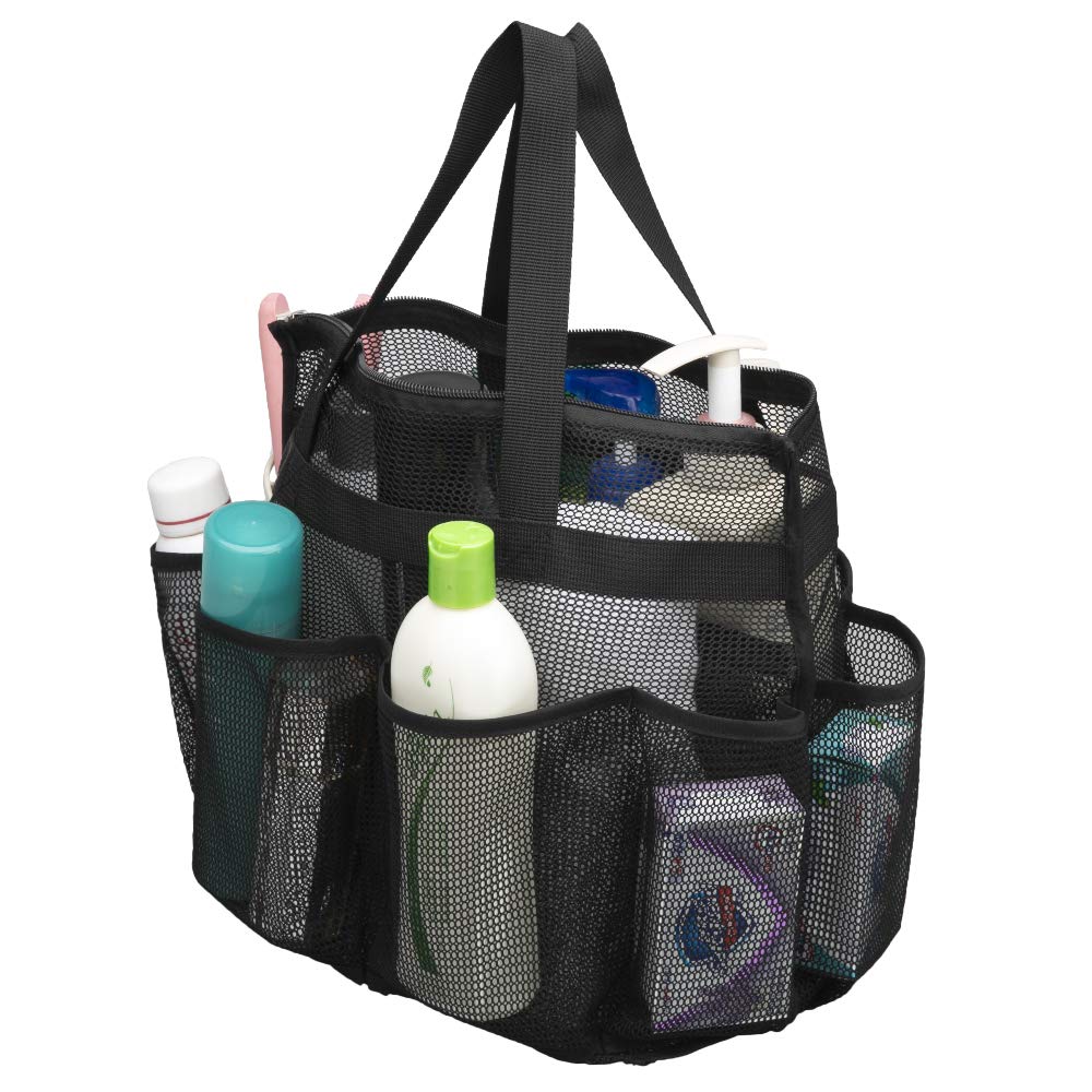 ALYER Large Mesh Dive Tote Bag with Separated Inner Compartment Portable Shower Caddy Bath Organizer with Durable Handles
