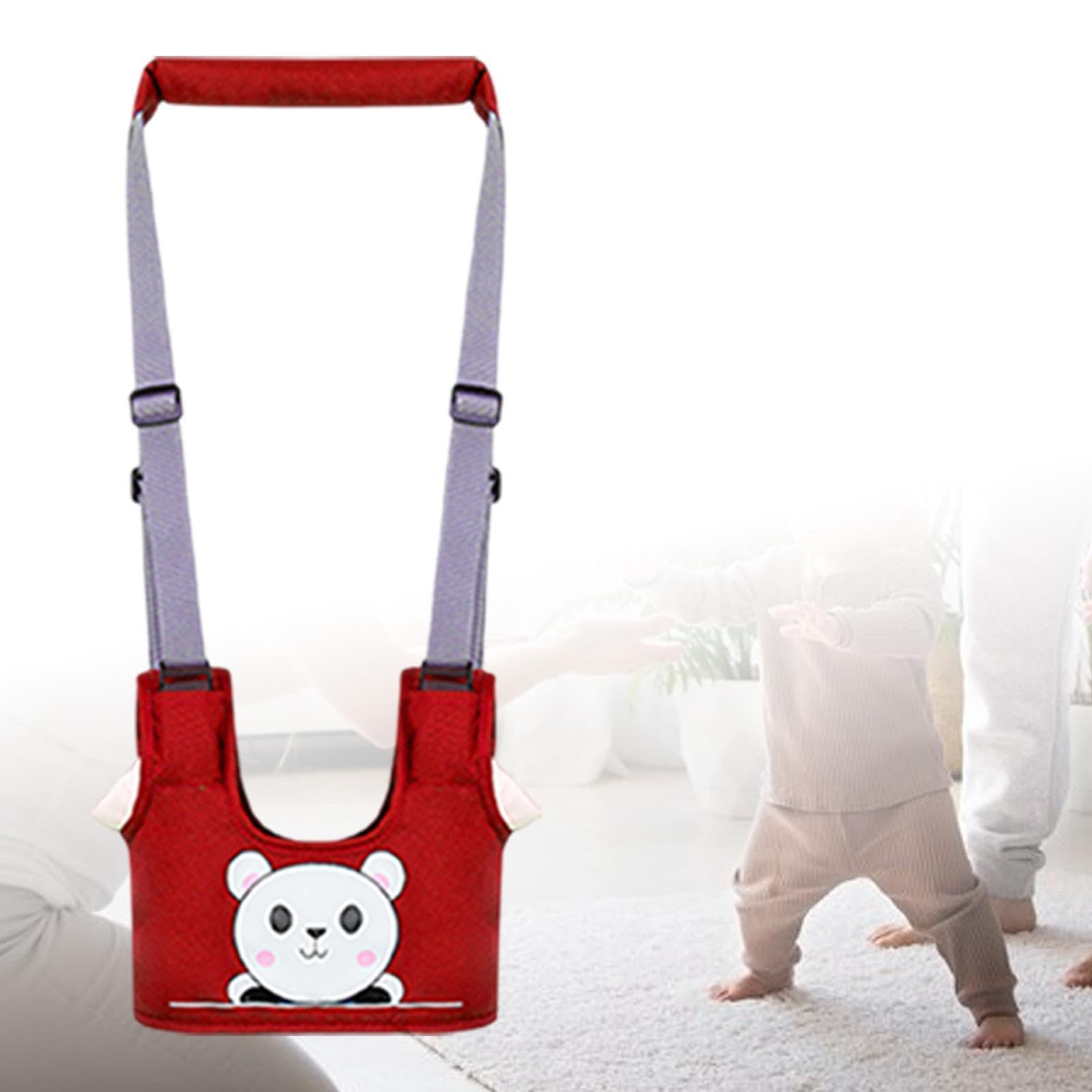 DYNWAVE Walking Harness Learning Portable Handheld for Child Infant Baby Boys Girls, Red