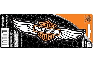 Harley-Davidson Winged Bar & Shield Logo Decal: An Iconic Emblem for Proud Riders