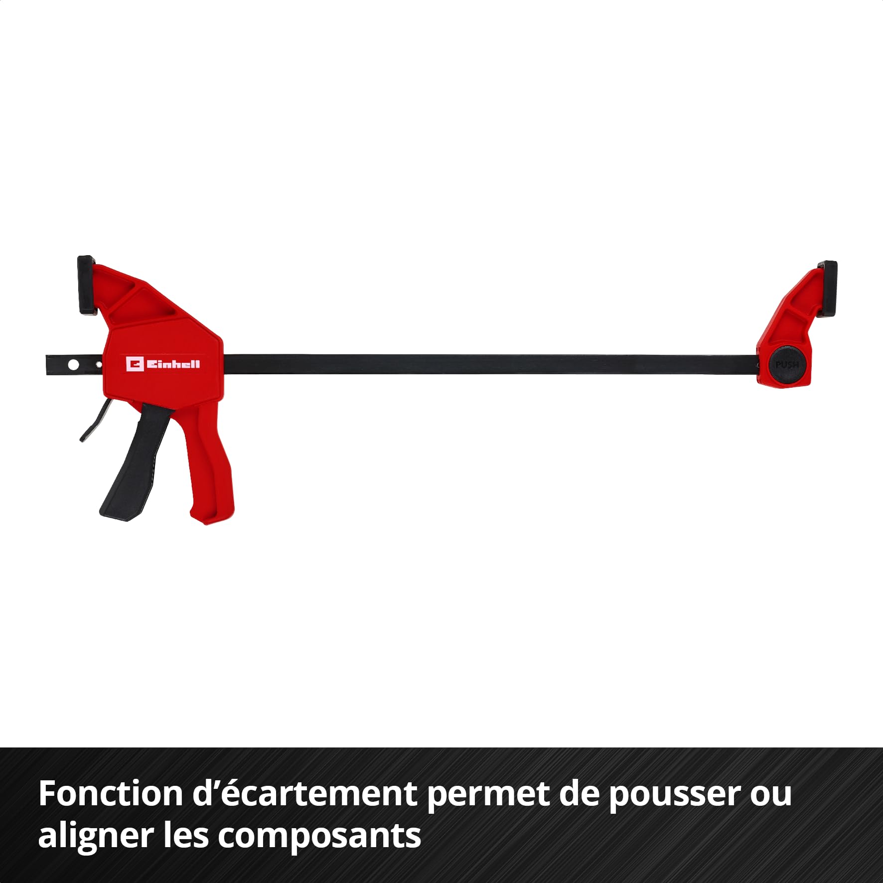 Einhell 4 pièces jeu de serre-joints à une main, 100/150 mm