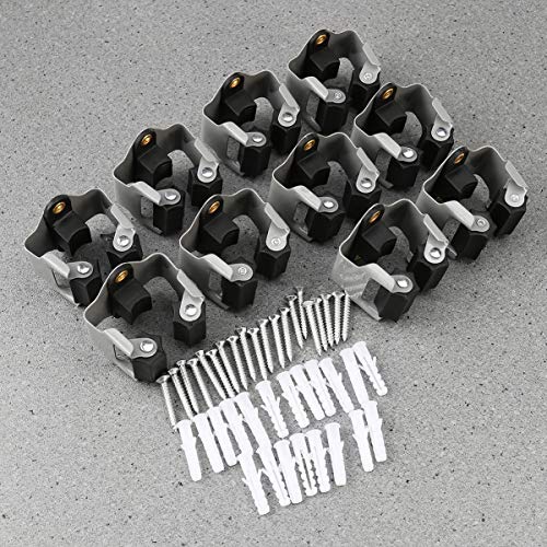 DOITOOL Suporte de esfregão e vassoura para garagem, suporte de parede, suporte para vassoura e jard