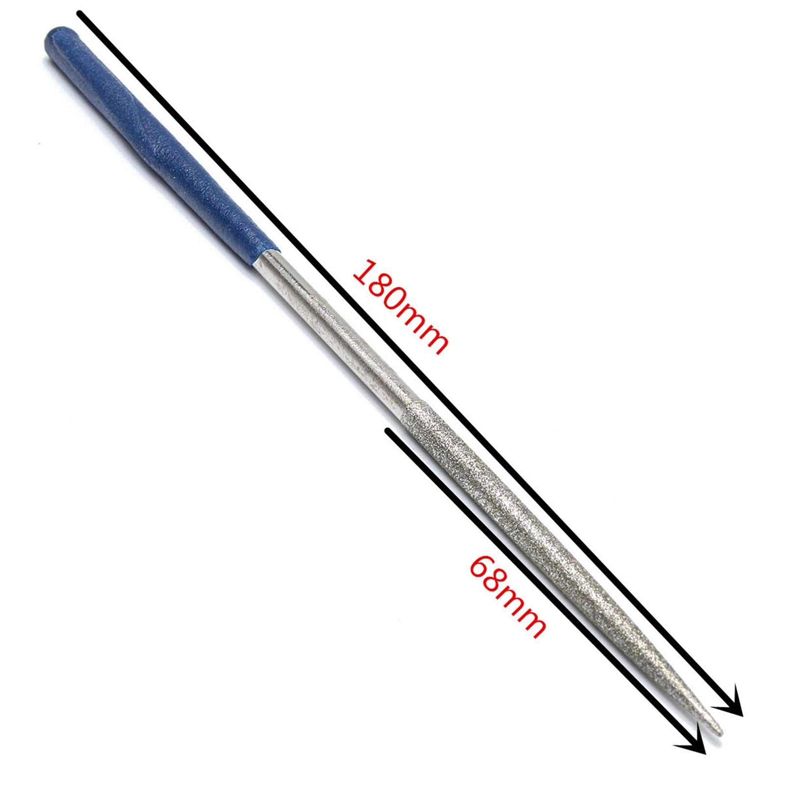 Limas de metal for acero, herramientas mecánicas, Lima de escofina de metal, 5 piezas de cuchillo de cerámica de 180 mm, lima de esmeril, lima de diamante, herramienta de corte, lima resistente