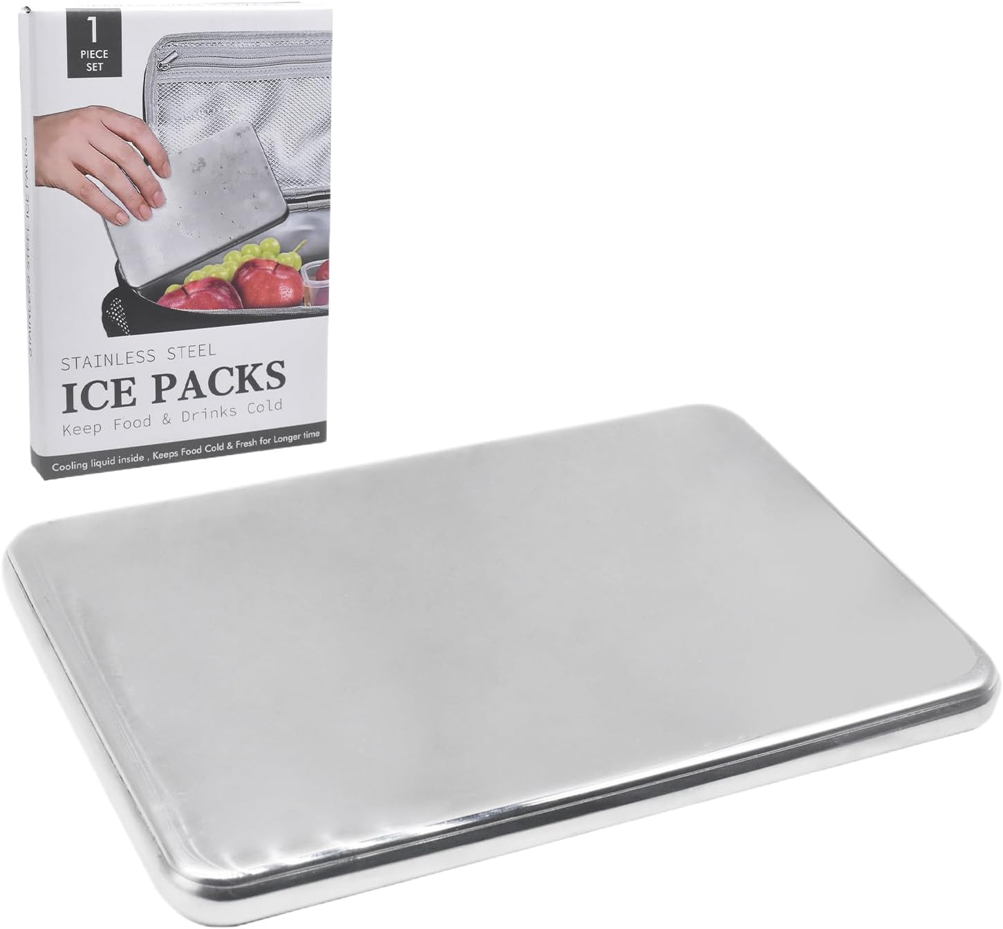 Reusable Ice Packs,Ice Cooling Pack for Lunch Boxes | Quick Freeze Kitchen Hiking Camping Equipment for Sporting Events Fishing Picnics Beachgoers