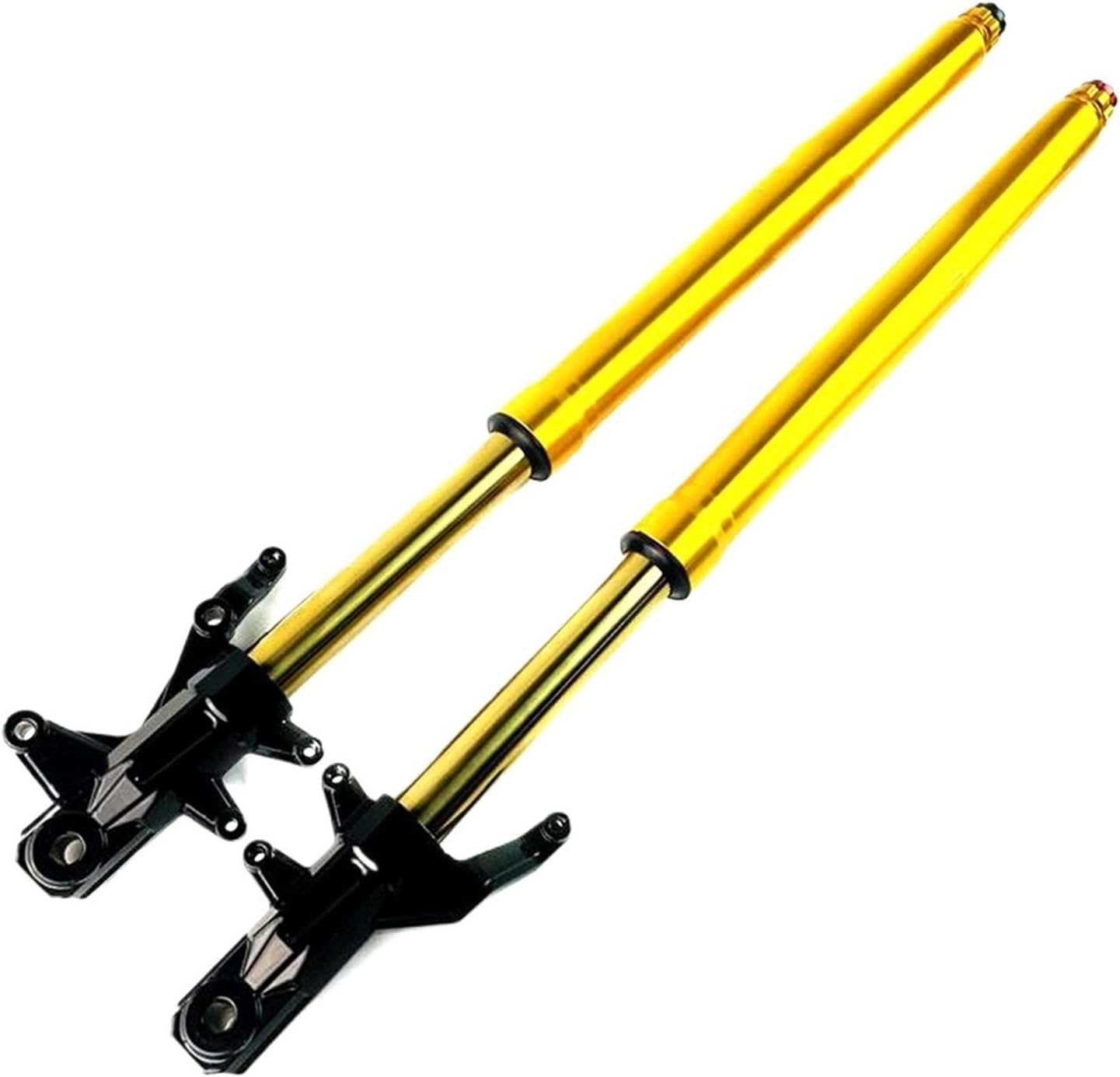 Motorcycle Front Fork 720mm Doubl Adjustable Extended Front Shock Absorber MSX125 SF M3 M5 M6 Z6 (720mm Black)