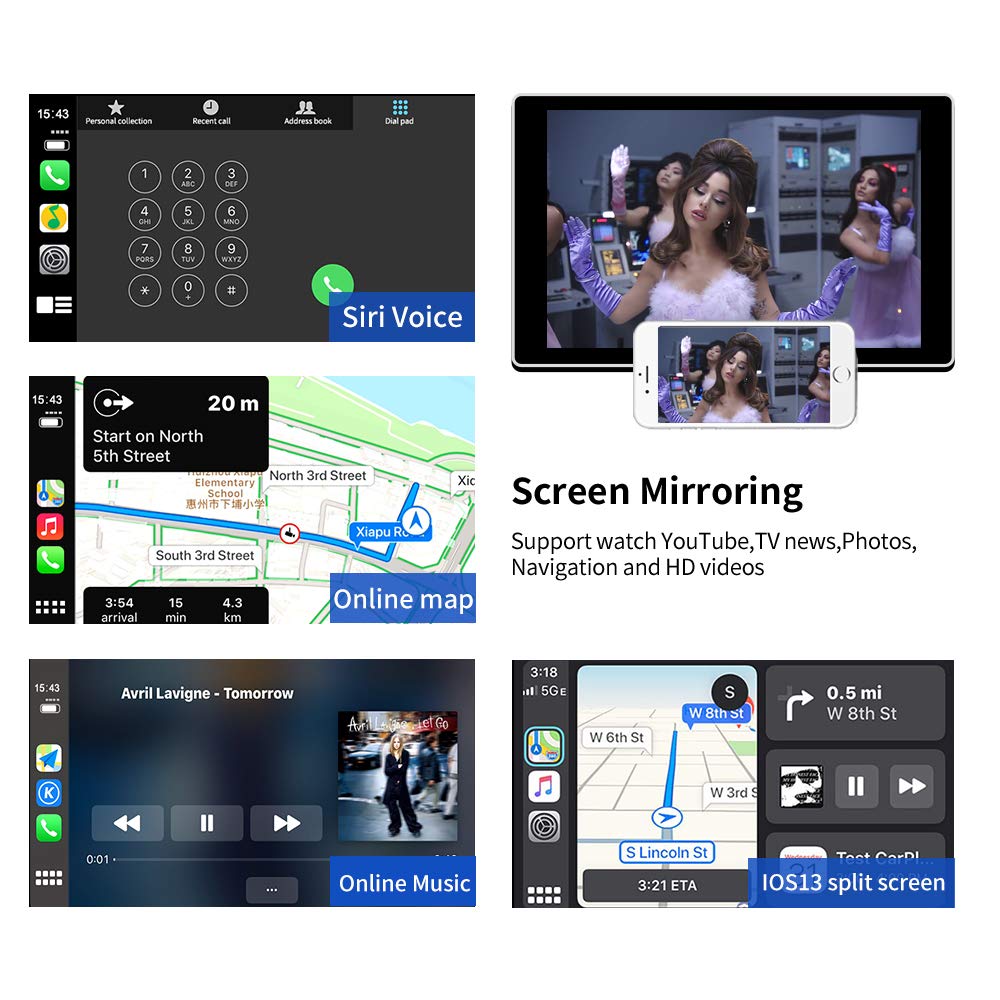 Buy 2022 CarlinKit wired CarPlay and wired Android Auto adapter,For