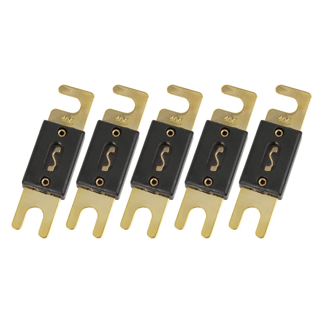 5 Pack 100 Amp Mini ANL Fuse Gold Plated Car Audio