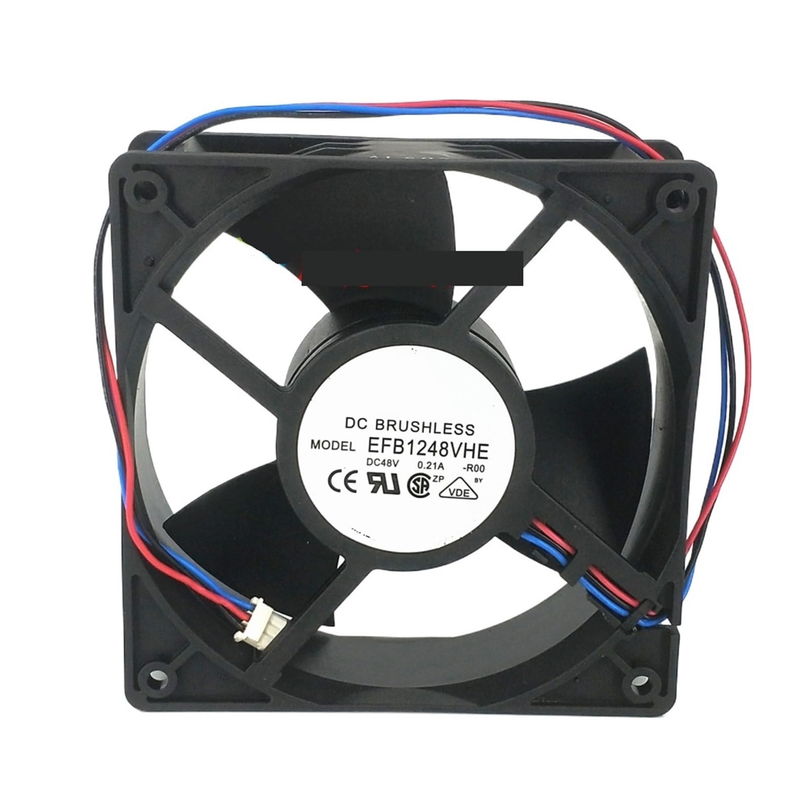 PEQYUACTE EFB1248VHE R00 DC 48V 0.21A 120x120x38mm 3-Wire DC 48V 0.21A 120x120x38mm 3-Wire Cooling Fan