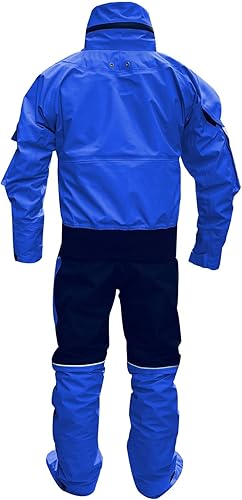 Miniatura 2 de Trajes secos 2023 para hombres en agua fría traje de rescate con capucha desmontable para barranquismo de agua blanca, kayak exploración