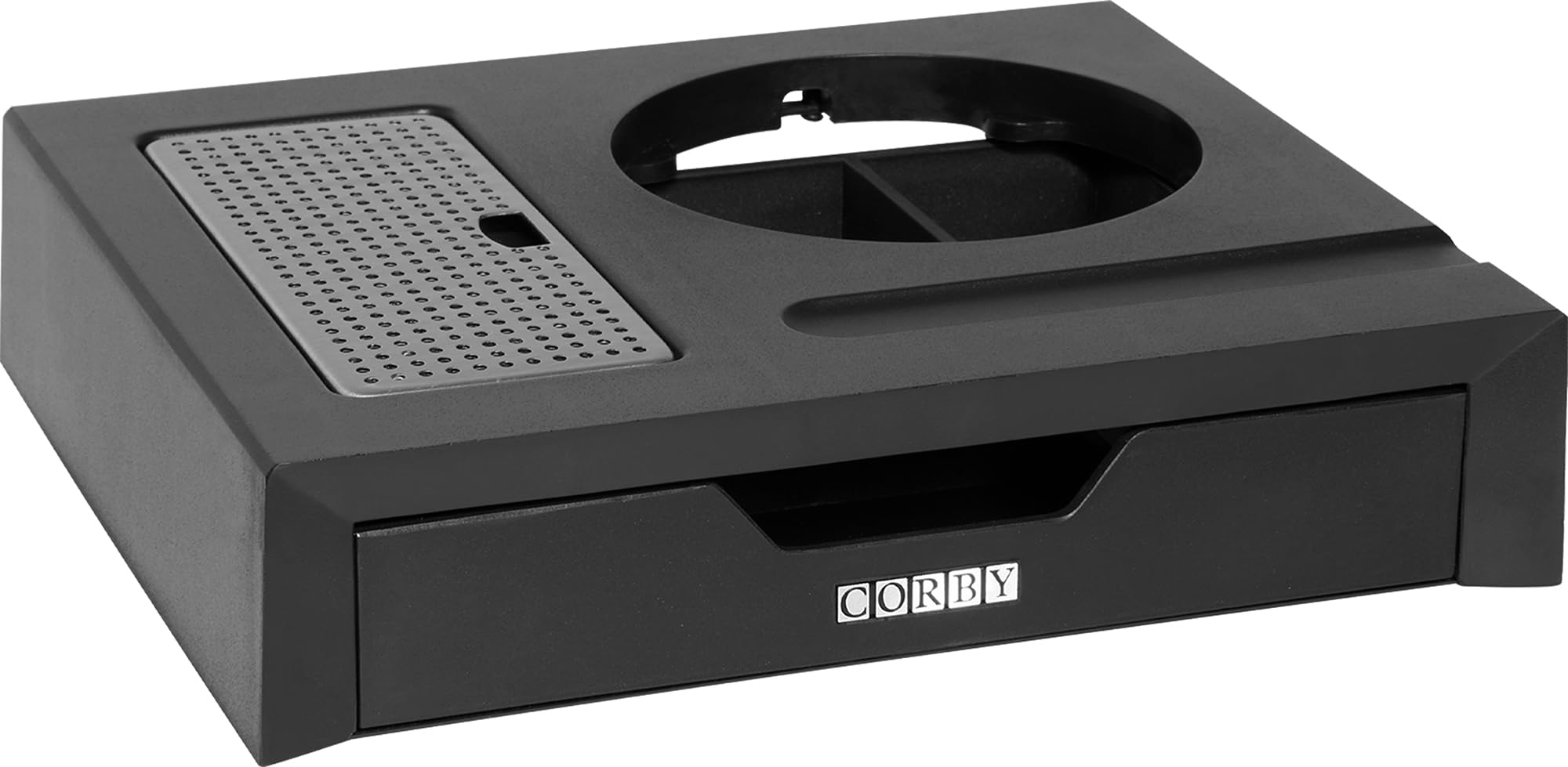 Corby of Windsor Corby Canterbury Hotel Collection Drawer Welcome Tray In Black from B&Q