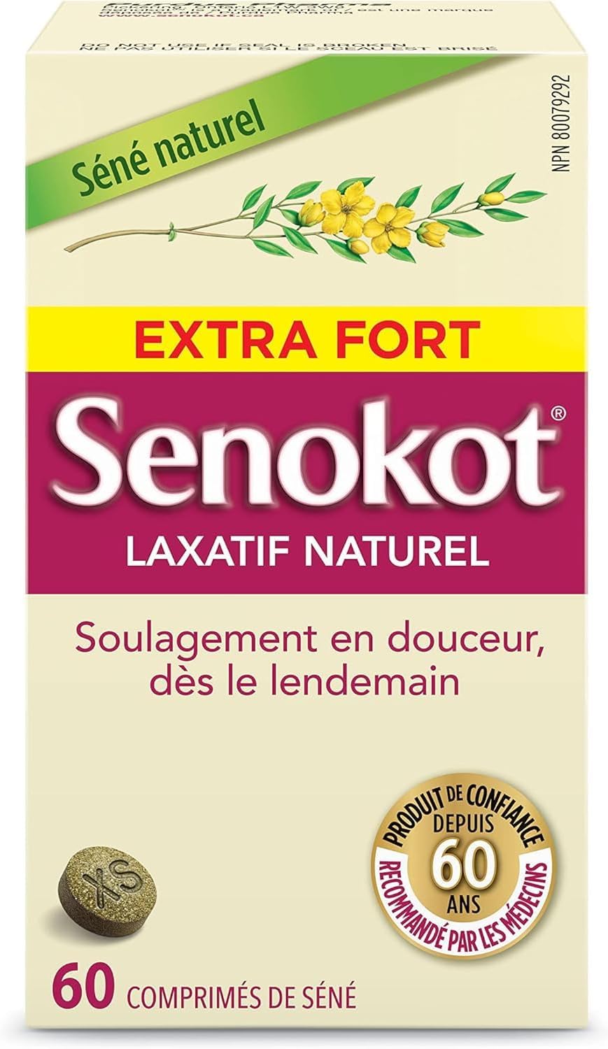 Senokot Extra Strength Laxative, 60 Count - Image 2