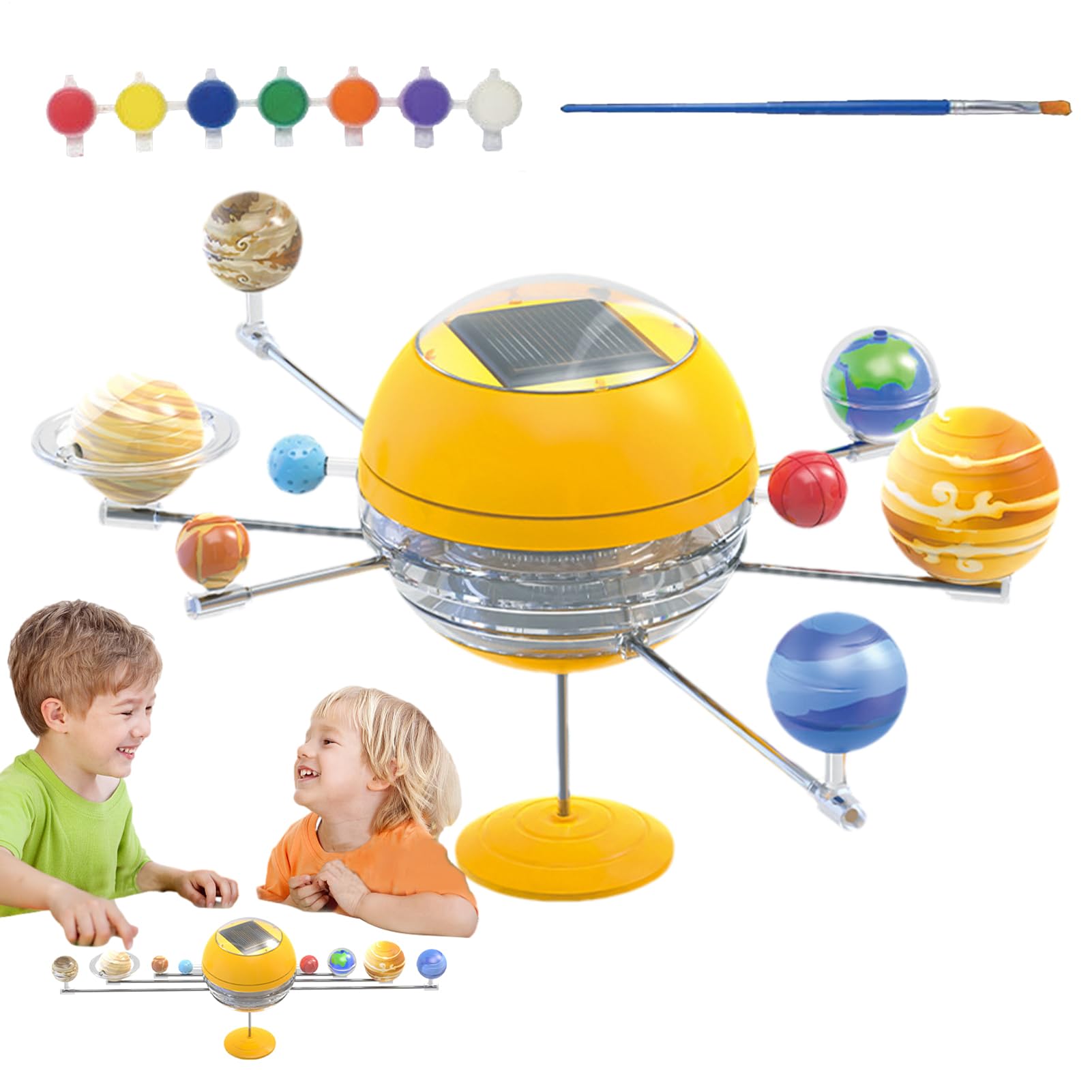Kit de système Solaire pour Le Projet Scolaire, kit de modèle du système Solaire - Projet de planète | Planétarium de d'astronomie pour Les activités familiales de l'arrière-Cour Expérience d'e