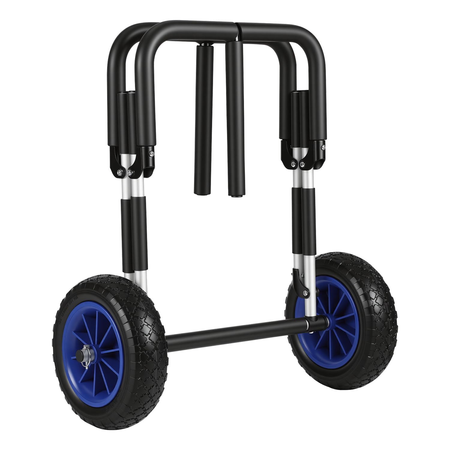Gimisgu Tavola da surf trolley per SUP Board Stand Up Paddle, pieghevole e imbottita, 59 x 42 x 54 cm, telaio in alluminio, include 2 cinghie per giù
