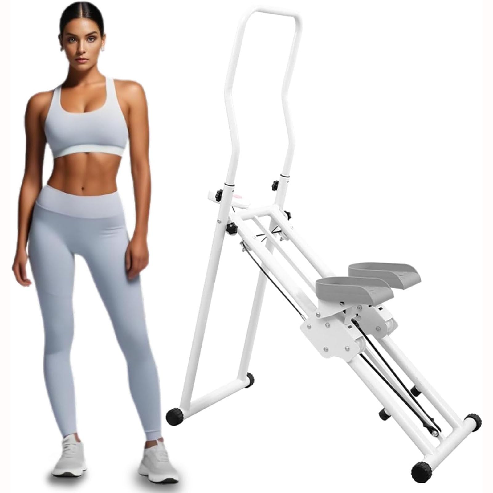 Machine d'exercice verticale et grimpeur d'escalier pour exercice de gym à domicile