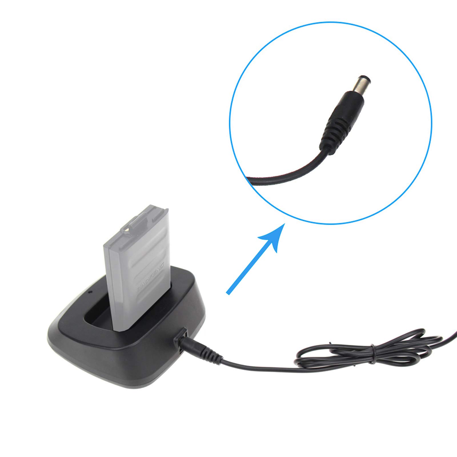 Station de Charge Baofeng pour GT-3 GT-3TP GT3 GT3TP et GT-3 Mark-II III, Base de Charge pour Batterie Radio bidirectionnelle