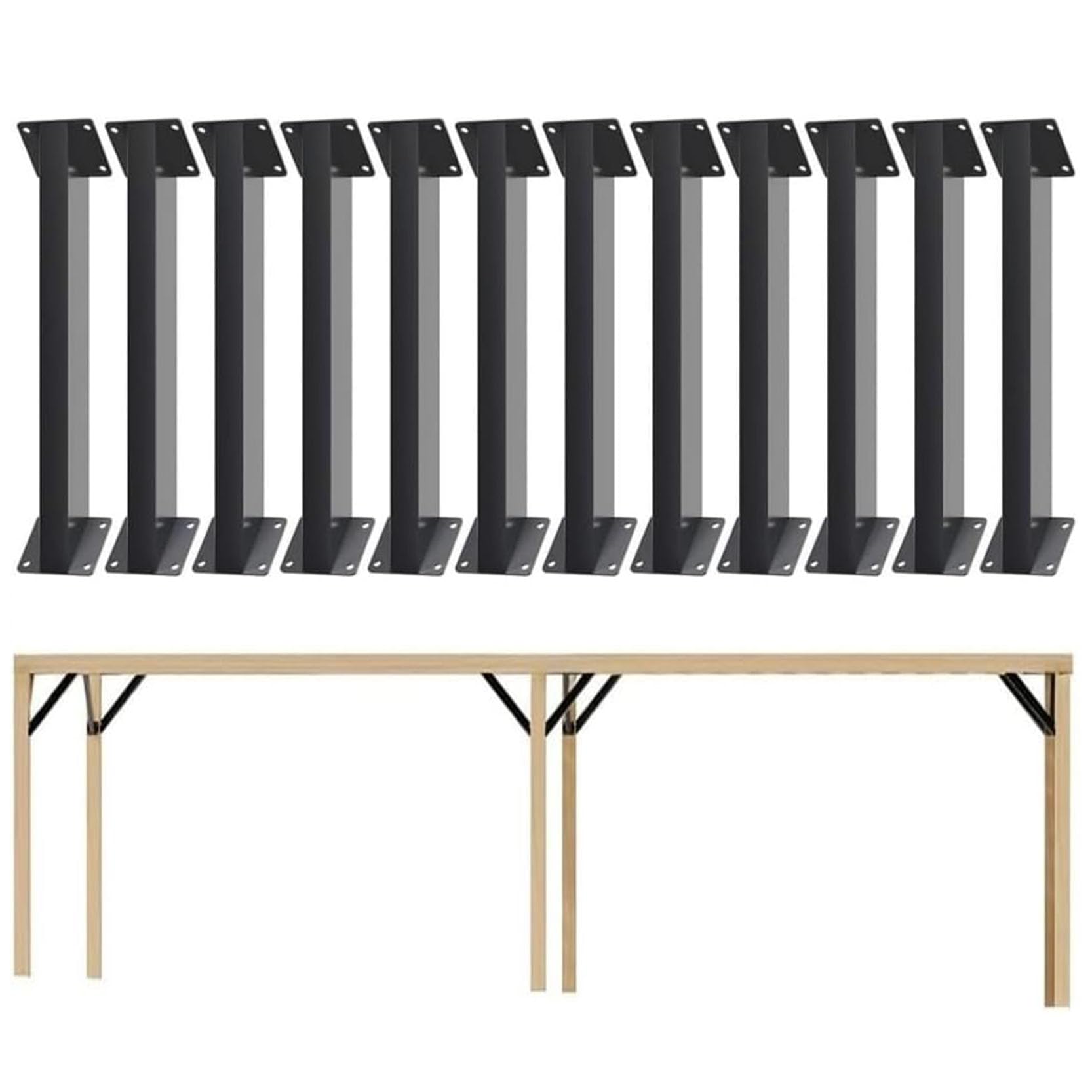 LQSYBHD 45 Degree Angle Support Brackets,Pergola Brackets Kit,Inside Mount 45-Degree Angle Bracket for Pergola,Gazebos,Patios,Tree Houses 45 Degree Angle Knee Brace(Color:12pack)