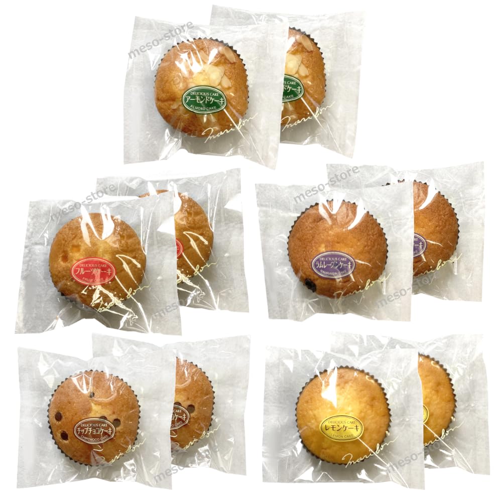 Amazon.co.jp: モリボン製菓 パウンドケーキ 5種 （ フルーツ/ラム