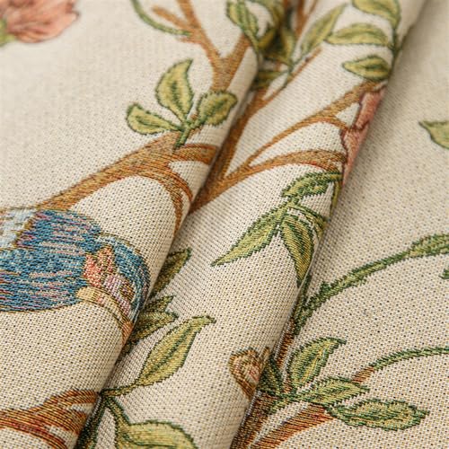 Nappe tissu chenille PUIOKA rectangulaire imperméable jacquard table