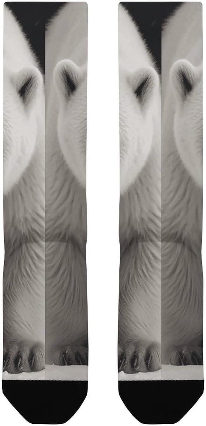 Knee High Socks Polar Bear Long Tube Boot Seamless Toe