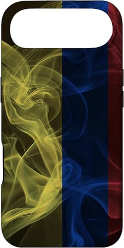 Vista 70 de Funda para iPhone 12 Pro Max Smoky Colombia Bandera - Estilo Humo Colombiano Orgullo