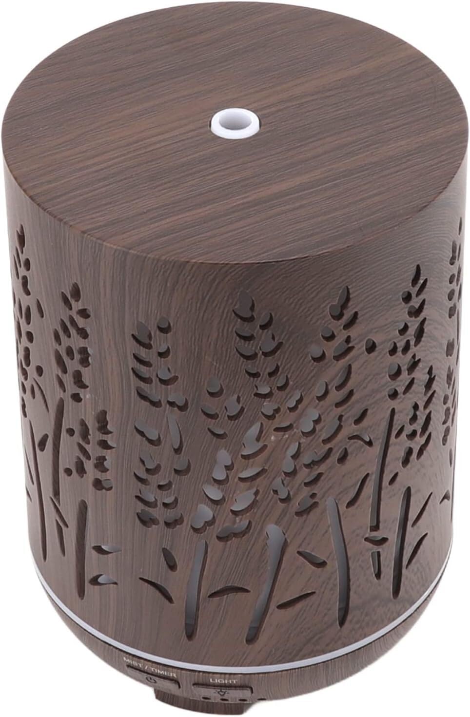 Do użytku domowego 200ml Ziarna Drewna Pszenica Dyfuzor Do Aromaterapii Ultradźwiękowy Nawilżacz Szkielet Woods Nawilżanie Dyfuzor Do Aromaterapii