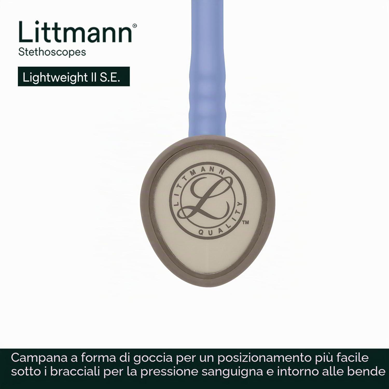 3M Littmann Stetoscopio Lightweight II S.E. Azzurro Cielo, 2454