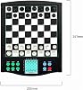Interactive Electronic Chess Game, Electronic Chess Board, with Smart Display, 30+ Levels of Difficulty, No Network Required, for Two-Player Games and Family Games
