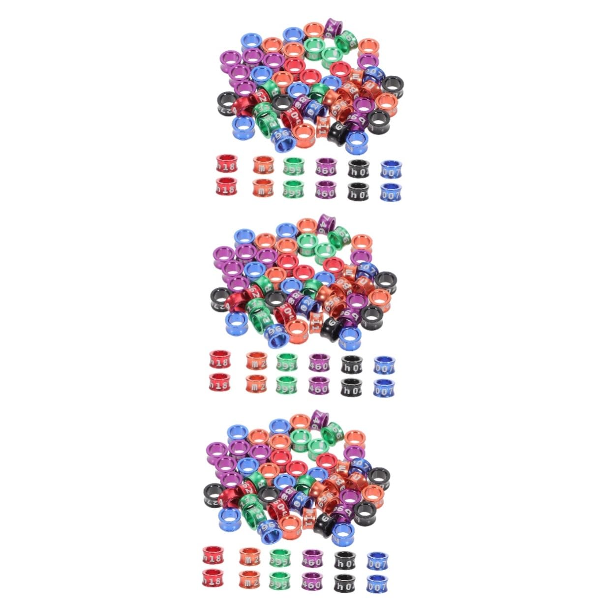 150 Anillos De Tobillo Cerrados De Aleación para Pata De Paloma, Anillos Numerados para Pata De Pájaro, Anillos para Pata De Pájaro, Anillos para Pata De Pájaro, Suministros para