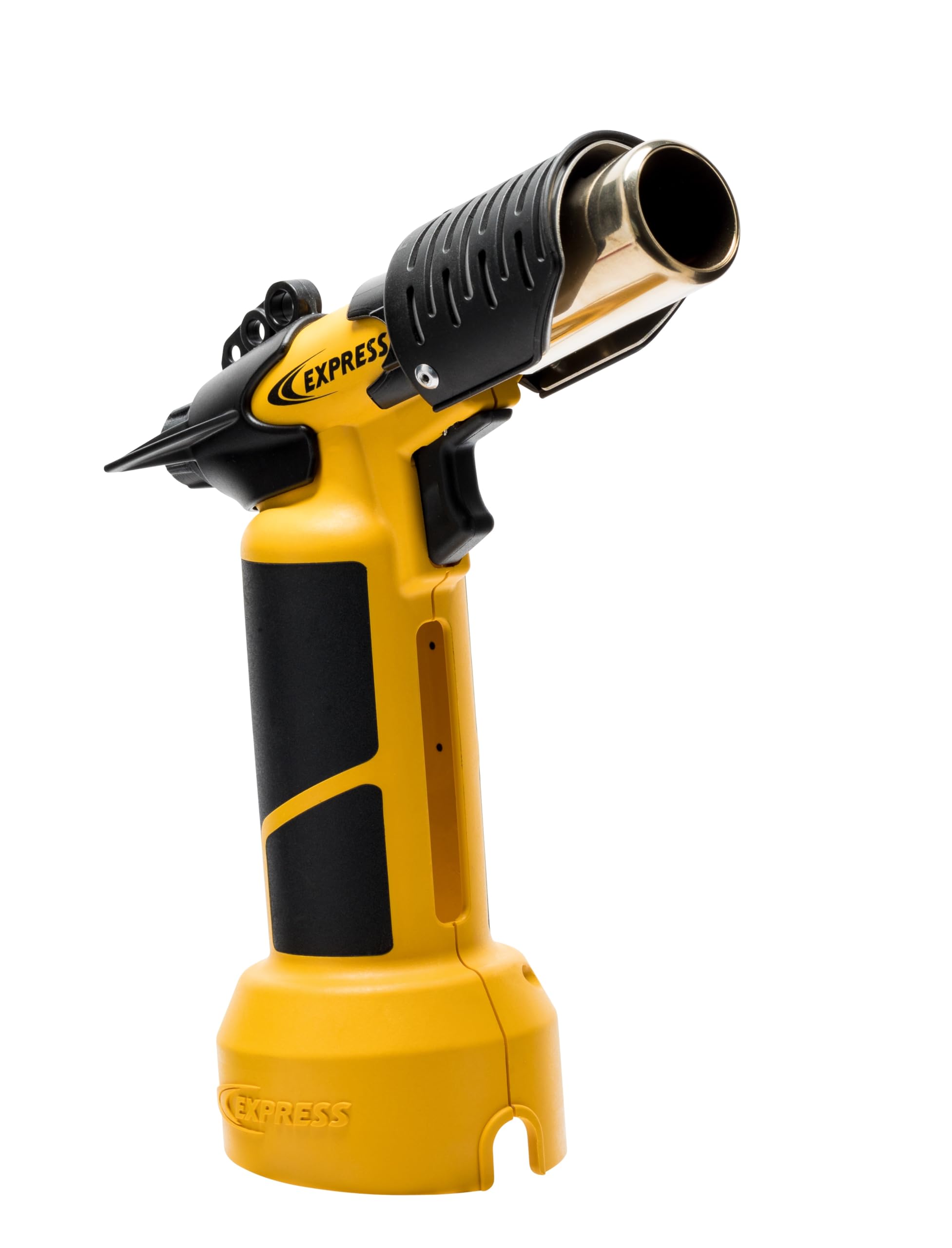 Express, 4600, Pistolet Air Chaud Puissance 400°/750°, 2 Buses Allumage Piezo, 1 Cartouche de Gaz 4600 + Valisette, Accessoire pour Fer à Souder, Lampe à Souder, Fer Couvreur, Chalumeau d'Étanchéité