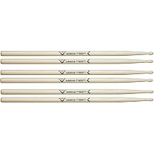 Vater Drumsticks VSP35ACL - 5A Classics Series - Hickory - Wood Tip - 3 Pair Pack