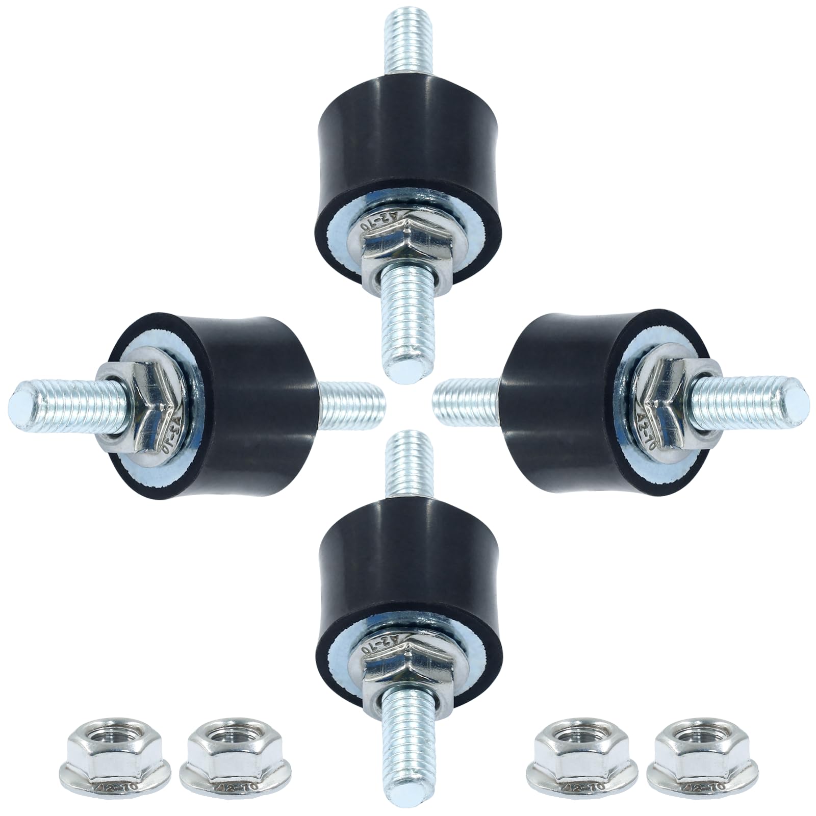 Waziaqoc 4PCS M5 Rubber Mounts Shock Absorber — Amazon image 6