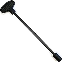 Vista 3 de Midwest Hearth Llave de válvula universal para fogatas de gas y chimeneas, color negro plano (3 pulgadas)