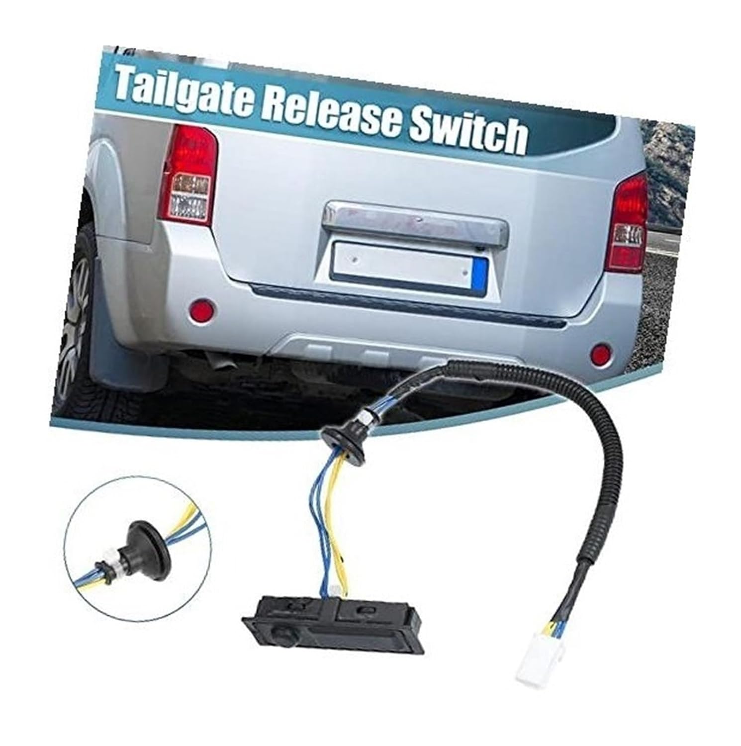 25380-3Ja0A for Nissan Pathfinder Platinum 2016-2020 for Nissan Pathfinder Platinum Hybrid 2014-2015 Rear Liftgate Trunk Open Release Switch W/Intelligent Key Car Boot Switch