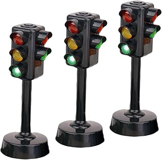 Toyvian 9 Peças Semáforo Modelo De Trânsito Brinquedos Lâmpada De Semáforo Lâmpada De Trânsito Carros Suprimentos Para Festa De Aniversário Modelo Sinais De Trânsito Sinal De Trânsito Luz
