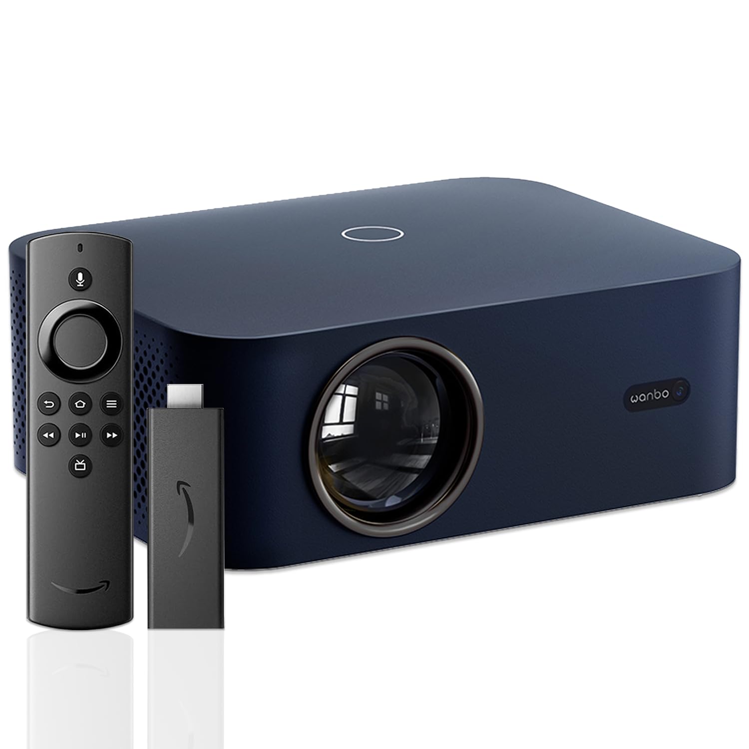WANBO X2 Max, Dual OS - Android + FTS (Certified Netflix, Prime, Hotstar) Fully Automatic | Native 1080P Full HD | Android 9 | Projector for Home 4K | Auto Focus, Auto Keystone | 450 ANSI | WiFi 6, BT (B0CX17TBX1) Amazon Price History, Amazon Price Tracker
