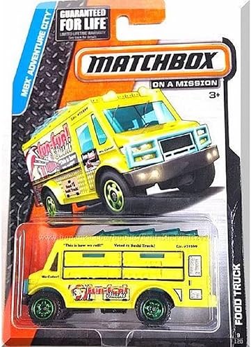 Miniatura 1 de Matchbox MBX Adventure City Food Truck Amarillo #9/120