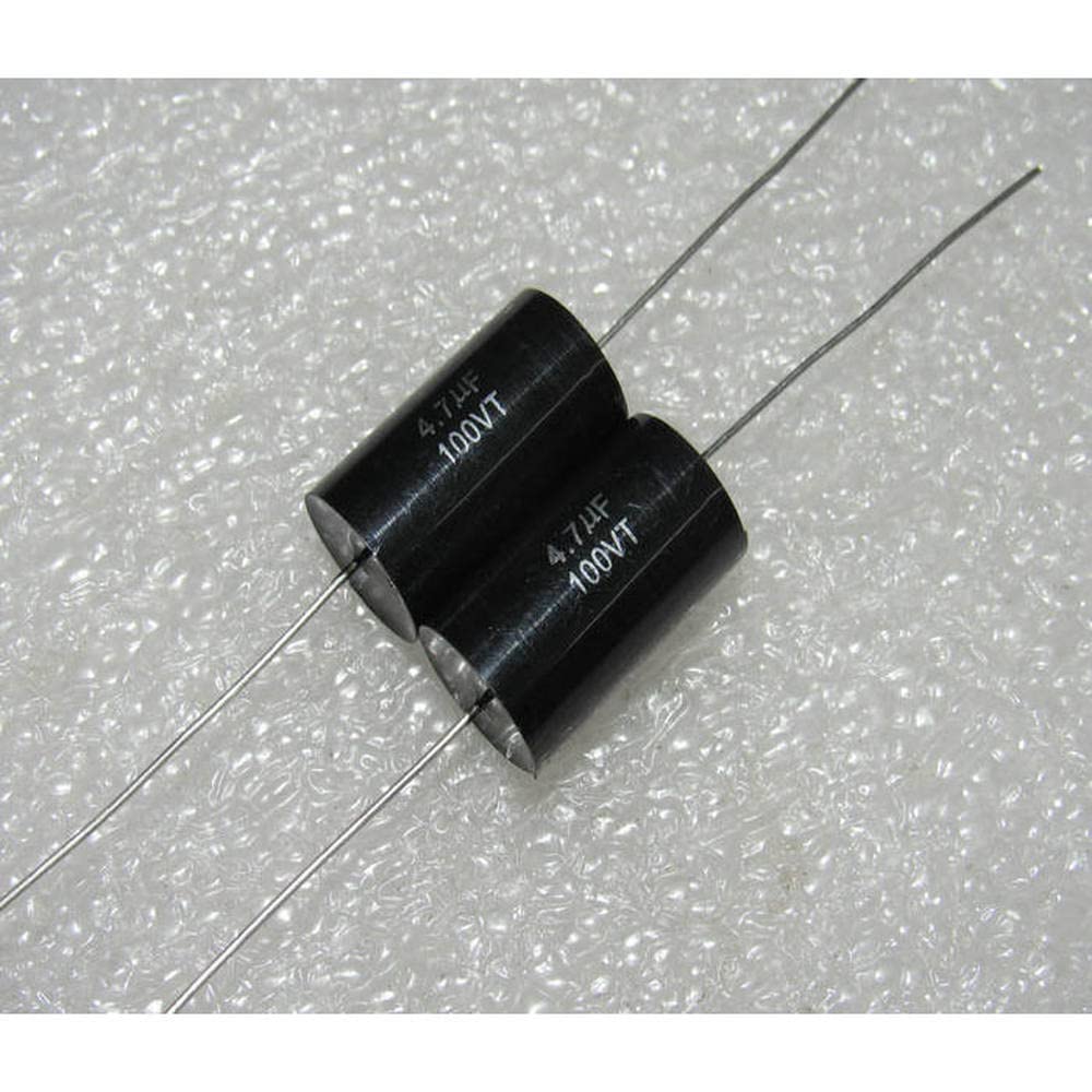 5 PEZZI CONDENSATORI ELETTROLITICI 4,7uF 50V 105°C BASSA - Foto 13