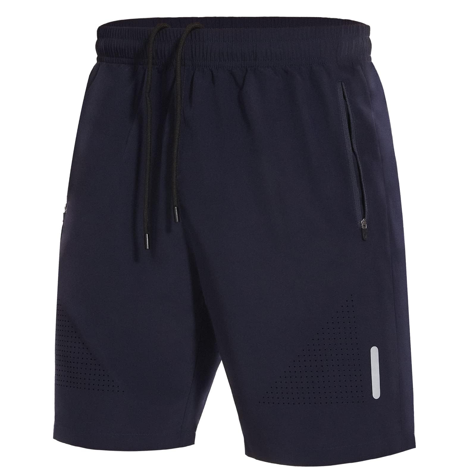 SIHOHAN Herren Sport Shorts Schnell Trocknend mit Reißverschlusstasch | Sporthose Kurze Hose Geeignet für Verschiedene Freizeit und Sport Gelegenheiten