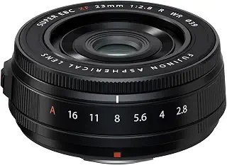 富士フイルム(FUJIFILM) X 交換レンズ フジノン 単焦点 準広角 コンパクト 23mm F2.8 防塵防滴耐低温 絞りリング ブラック F XF23MMF2.8 R WR B