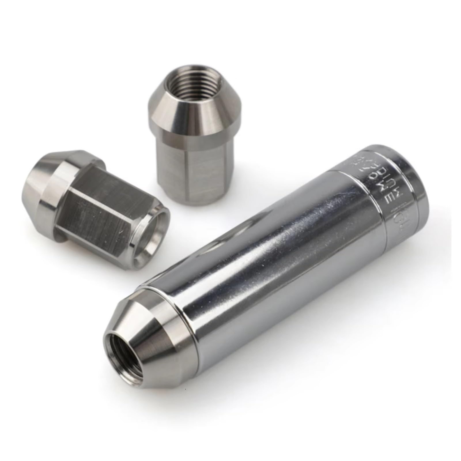 20 tuercas de rueda M12 x 1,5, hexagonales, 19 mm de longitud, 35 mm, tuercas de acero inoxidable 304, pernos largos de acero, accesorios para neumáticos, tuercas de rueda Rueda TuercaTornillo